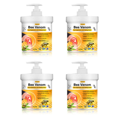 Tnnedey™ 💫🐝 Bee Venom Pain Suppression Joint Healing Cream (👩🏼‍⚕️ AOA Anbefalt)