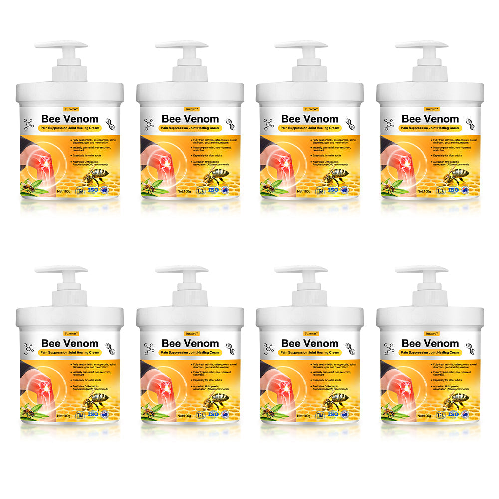 Tnnedey™ 💫🐝 Bee Venom Pain Suppression Joint Healing Cream (👩🏼‍⚕️ AOA Anbefalt)